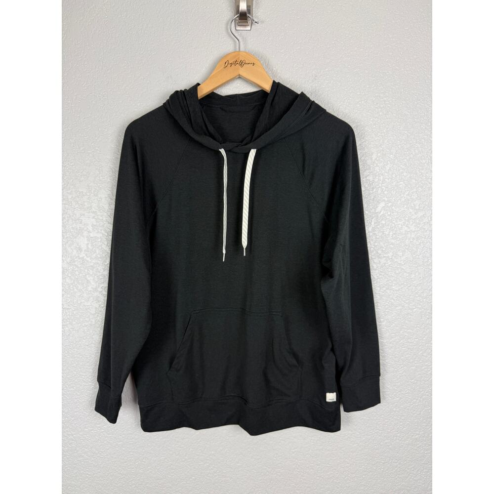 Vuori Halo Oversized Hoodie Black Heather S Soft DreamKnit Cozy EUC Athleisure - Picture 2 of 8
